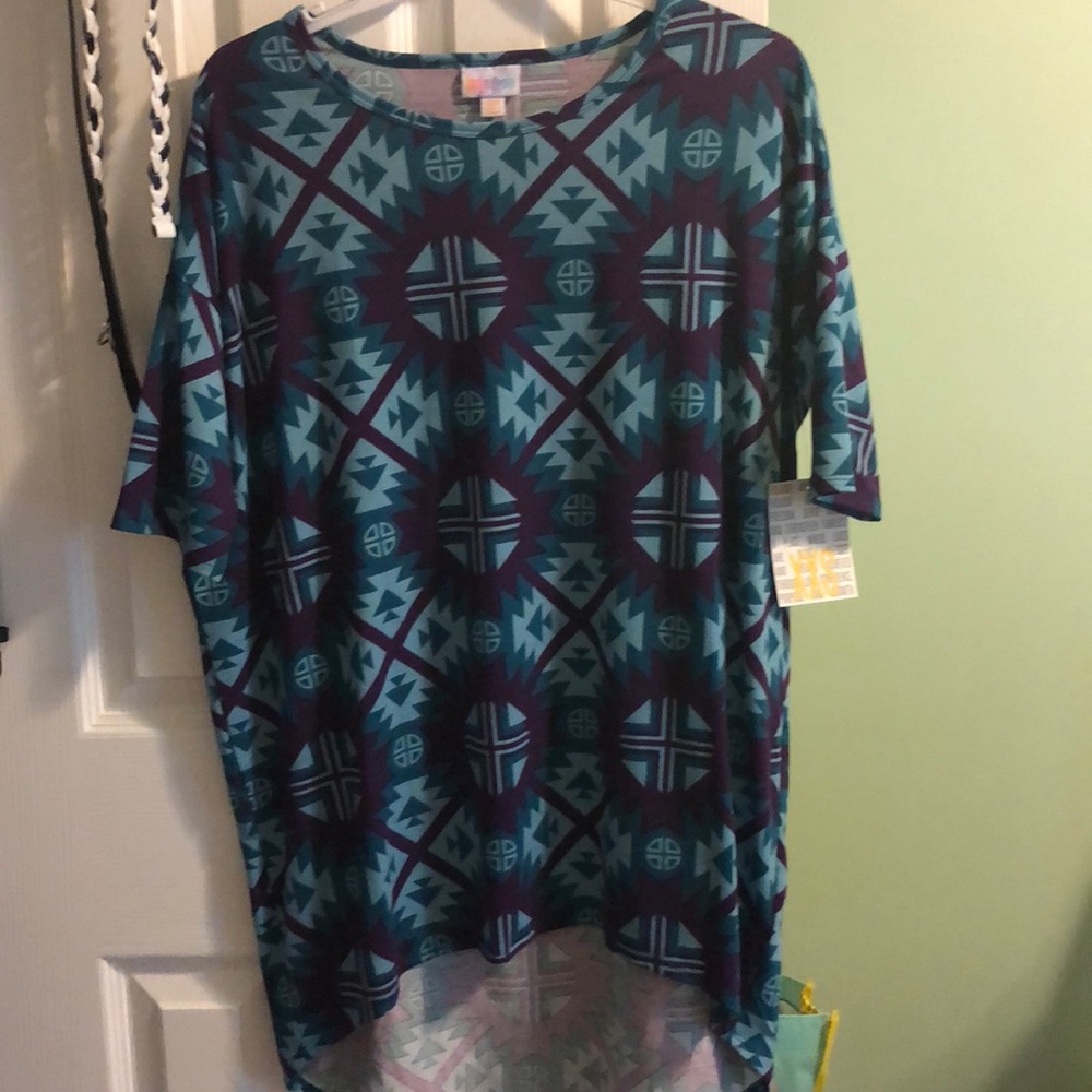 Lularoe XXS Aztec print irma NWT fits sizes 0-4